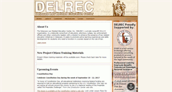 Desktop Screenshot of delrec.org
